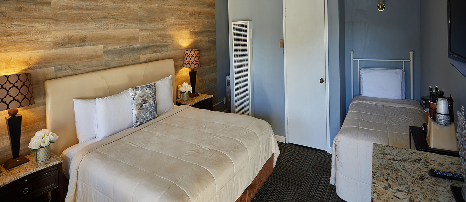 CHOOSE FROM SEVERAL WELL-APPOINTED ROOMS AS A GUEST OF OUR MONTEREY HOTEL
